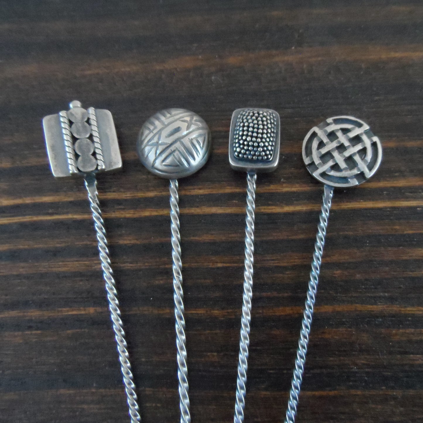 Sterling Hat Pins-Shapes