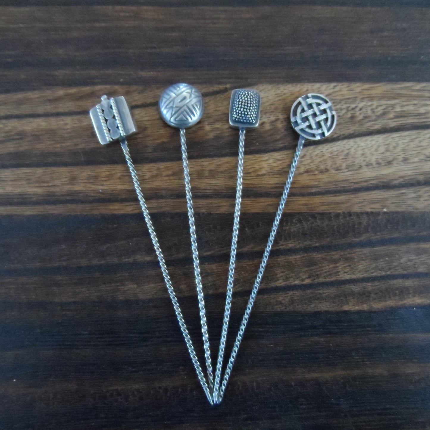 Sterling Hat Pins-Shapes